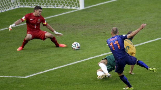 Arjen Robben has been in destructive fun during the World Cup.