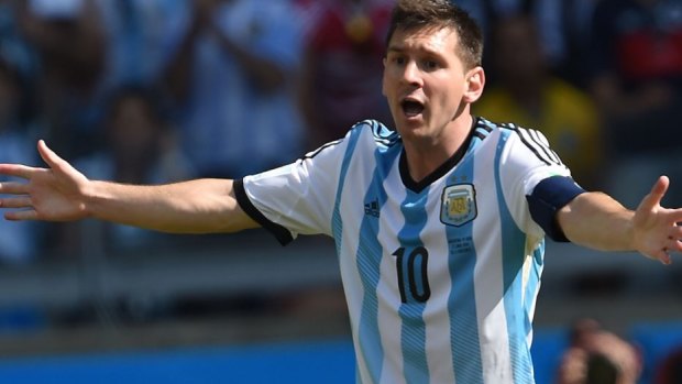 Lionel Messi: struggled until his winning goal.