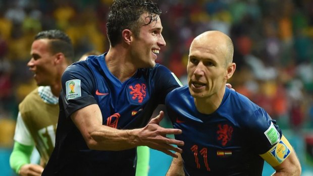 The rampant Dutch side put five past holders Spain.