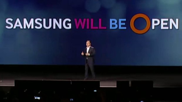 Samsung says it will let other devices talk with its products.