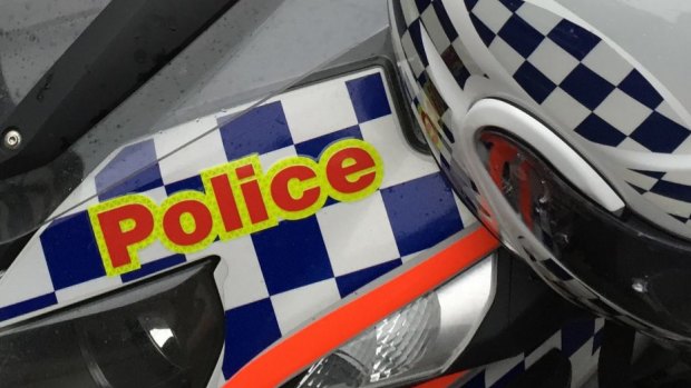 A police officer from Road Policing Command has been injured, after a car rammed his motorcycle on the Ipswich Motorway on Sunday morning.