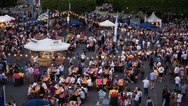 Thousands of people are expected to enjoy Oktoberfest in Brisbane.