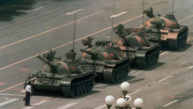 Tank man: The events at Tiananmen Square cast a shadow across policy making in 1989.