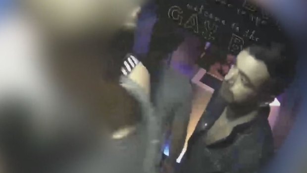 A CCTV still of the alleged offender at Cube nightclub on 2am Sunday, 20 November.