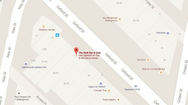 Still listed: The Shift Bar & Club on Google Maps.