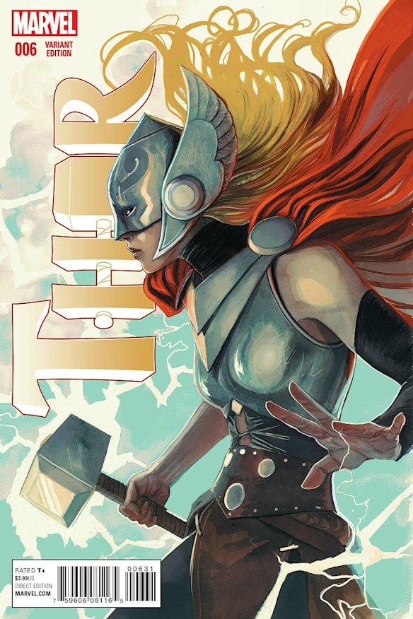 The female Thor was well received at first.