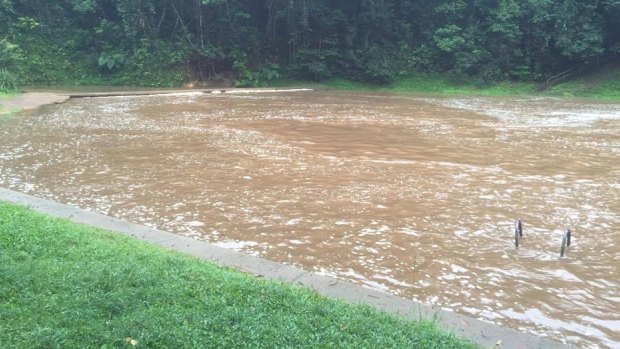 areas on the Atherton Tableland had more than 100mm of rain overnight.