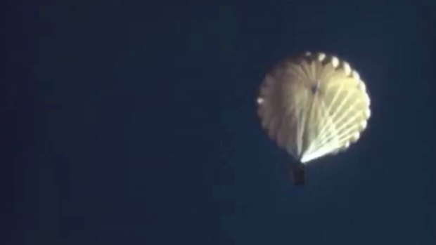 One of the parachutes used in the circa-1950 beaver operation. 
