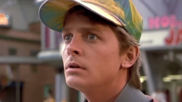 The future wasn't all bad as depicted in 1989. Michael J Fox in Back to the Future Part II.