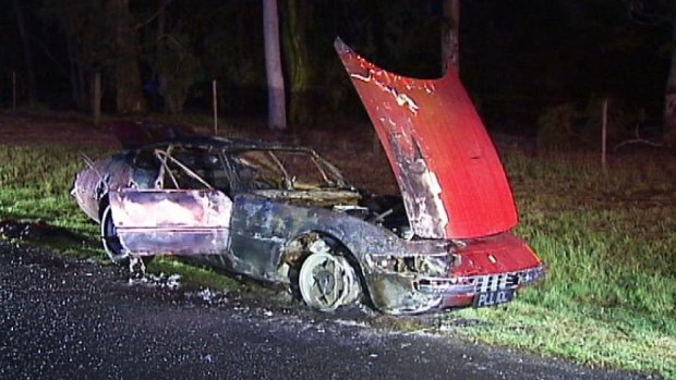 The Ferrari Daytona was found burnt out at Langwarrin on November 7 last year.