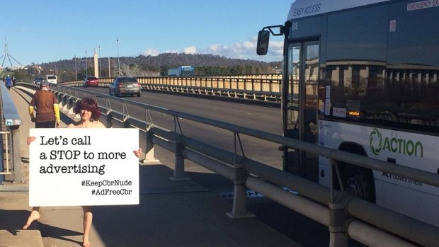 Ad Free Canberra's cheeky social media campaign drew attention to the billboard inquiry.