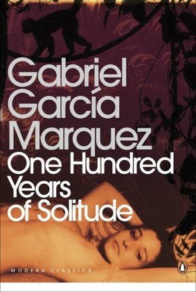 100 Years of Solitude, by Gabriel Garcia Marquez.