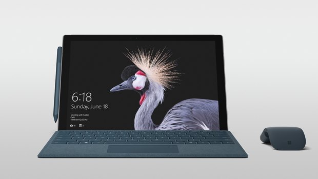 The Pro is compatible with a redesigned Surface Pen, which can be colour-matched to the Type Cover.