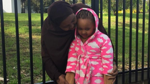 Quick-thinking four-year-old Hafsa woke her mother, Nimo, after hearing the smoke alarm.