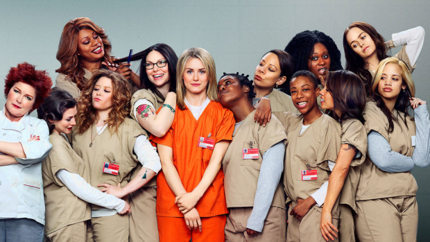 The cast of Orange is the New Black.