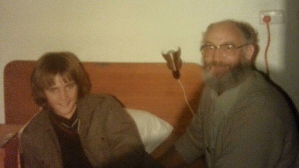 Paul Levey with Gerald Ridsdale in 1982.