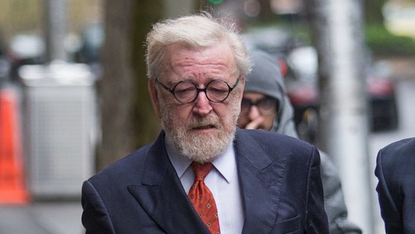 Lawyer Robert Richter outside court in September last year. 