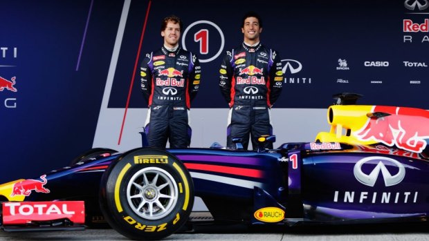 Rivals: Daniel Ricciardo will have to get the better of multiple world champion teammate Sebastian Vettel.