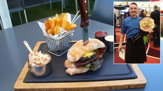 Perth's best steak sandwich went to The Harbour Master in Fremantle made by chef Andy Amis.