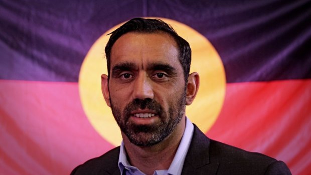 Adam Goodes at Sydney’s Wayside Chapel.