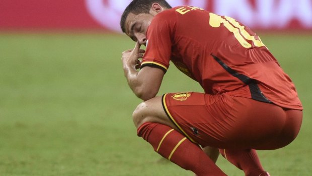 Eden Hazard: Belgium's star man is yet to explode at the World Cup.