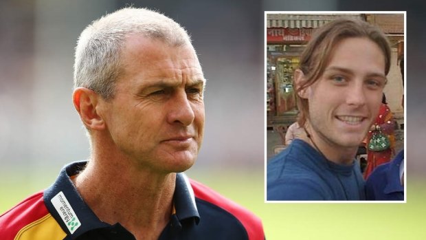 Tragedy: Phil Walsh and his son, Cy Walsh.