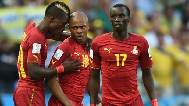 Match fixing shadow: Ghana have impressed during the World Cup.