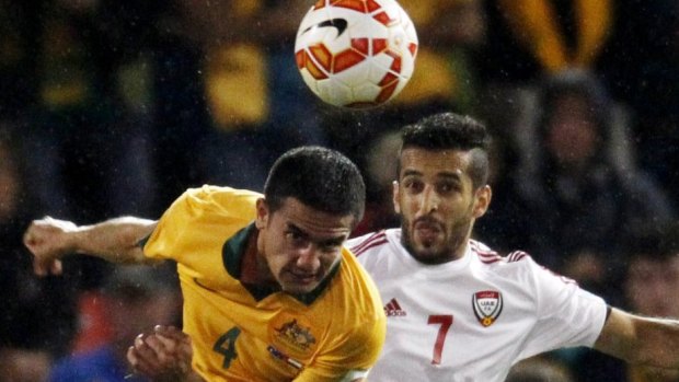 Tim Cahill has scored more than half of his international goals with his head.