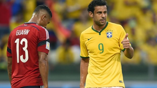 Brazilian striker Fred's main job is not to score goals.