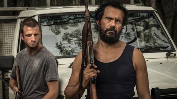 In Damien Power's  Killing Ground, Chook (left, Aaron Glenane) and German (Aaron Pedersen) are the visitors of every camper's nightmares.