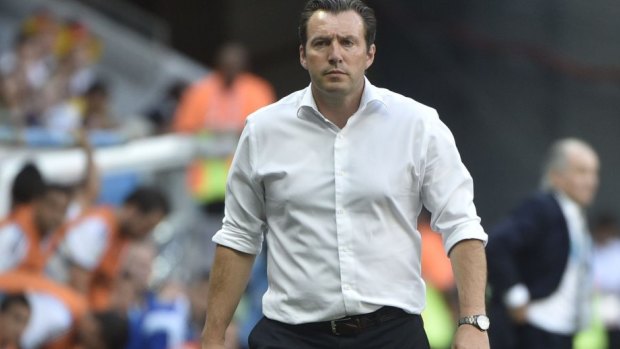 Marcs Wilmots: not impressed with Argentina.