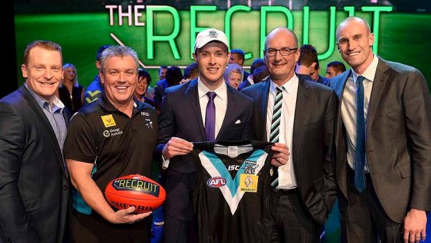 Johann Wagner drafted by Port Adelaide after winning the reality TV contest.