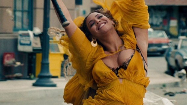 Beyonce in a scene from her visual album Lemonade.