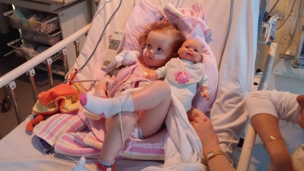 Three-year-old Florence Stade, of Harrison, was diagnosed with childhood heart disease at two days old.