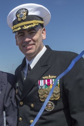 Captain James A. Kirk, the commanding officer of the Zumwalt.