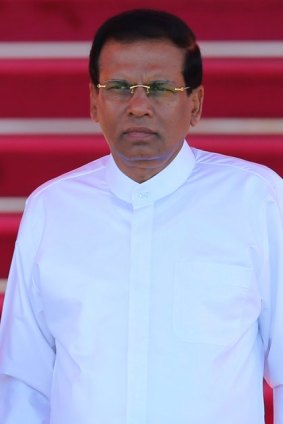 Sri Lankan President Maithripala Sirisena.