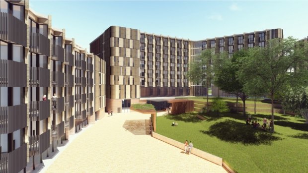 An artist's impression of what Bruce Hall could look like.