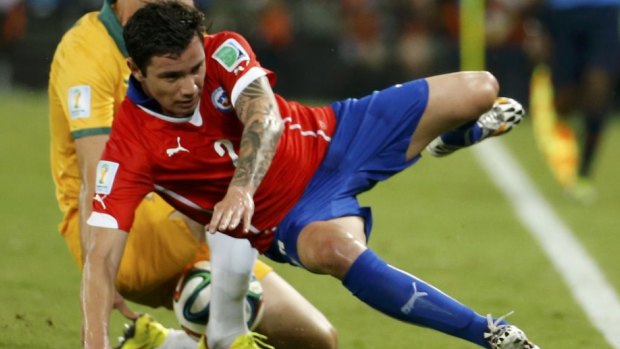 Chile's Eugenio Mena admitted being a cheat.