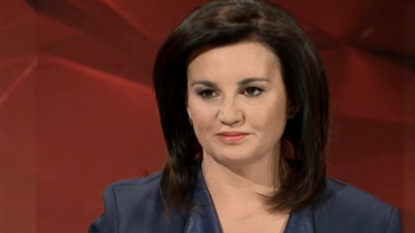  "So you can be a Sharia law supporter and be half-pregnant at the same time, C'mon," Senator Lambie said.