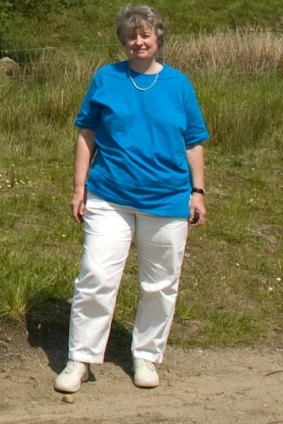 Anne Ashford in 2005, when she was overweight and her joint pains were getting worse.