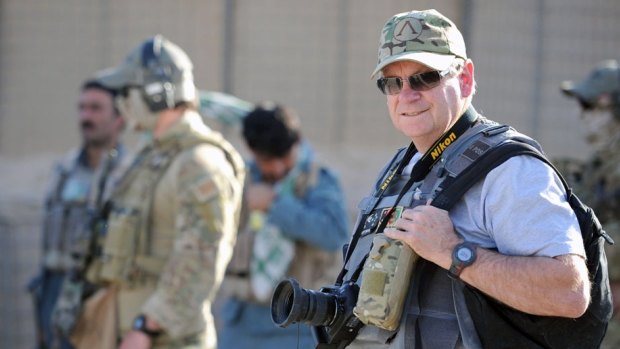 Chris Masters in Afghanistan in 2011.