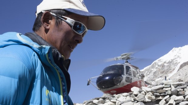 Phurba Tashi in Jennifer Peedom's documentary about the 2014 Everest disaster, Sherpa.