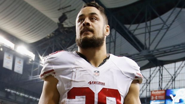 Walking away: Jarryd Hayne has turned his back on his NFL career with the San Francisco 49ers.