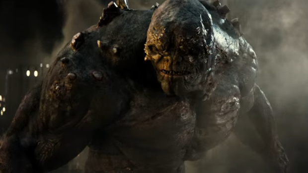 This is Doomsday, the monster built by Lex Luthor.