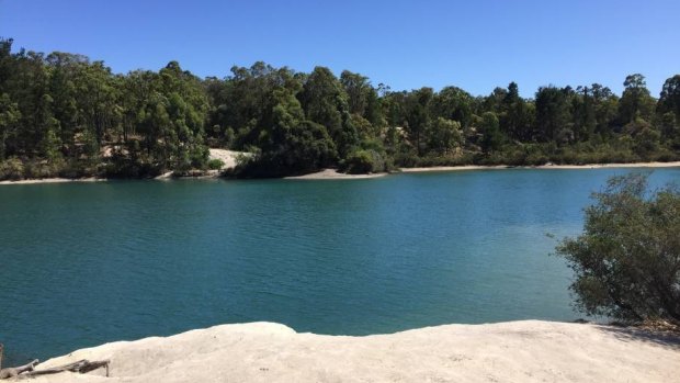 Collie's abandoned Black Diamond site looks pretty, but harbours potentially deadly amoeba. 