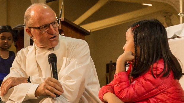 Easter Sunday Mass at Wesley Church was led by Reverend Alistair Macrae