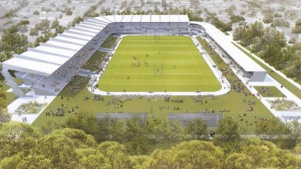 Vision: Proposal for new Brookvale Oval, which would incorporate a centre of excellence.