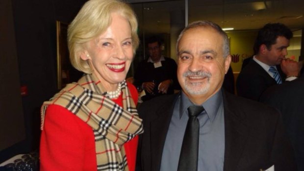 Elie Issa with former Governor-General Quentin Bryce.