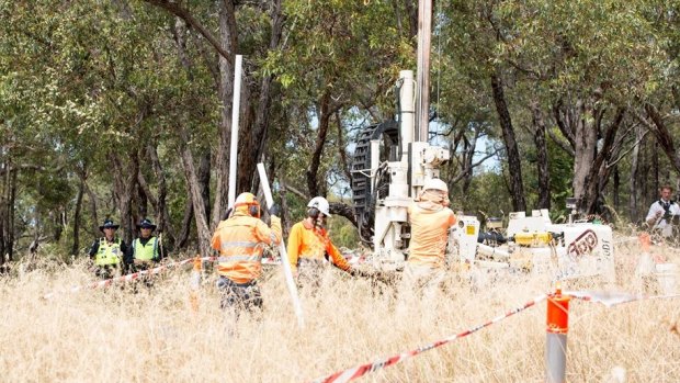 Drilling works begin on the Roe 8 project.