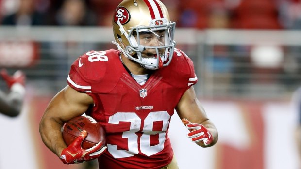 Will he return?: 49ers offensive co-ordinator Gepp Chryst says Jarryd Hayne remains a part of the team's plans.